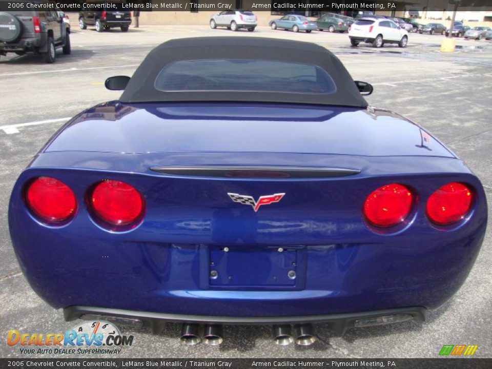 2006 Chevrolet Corvette Convertible LeMans Blue Metallic / Titanium Gray Photo #32
