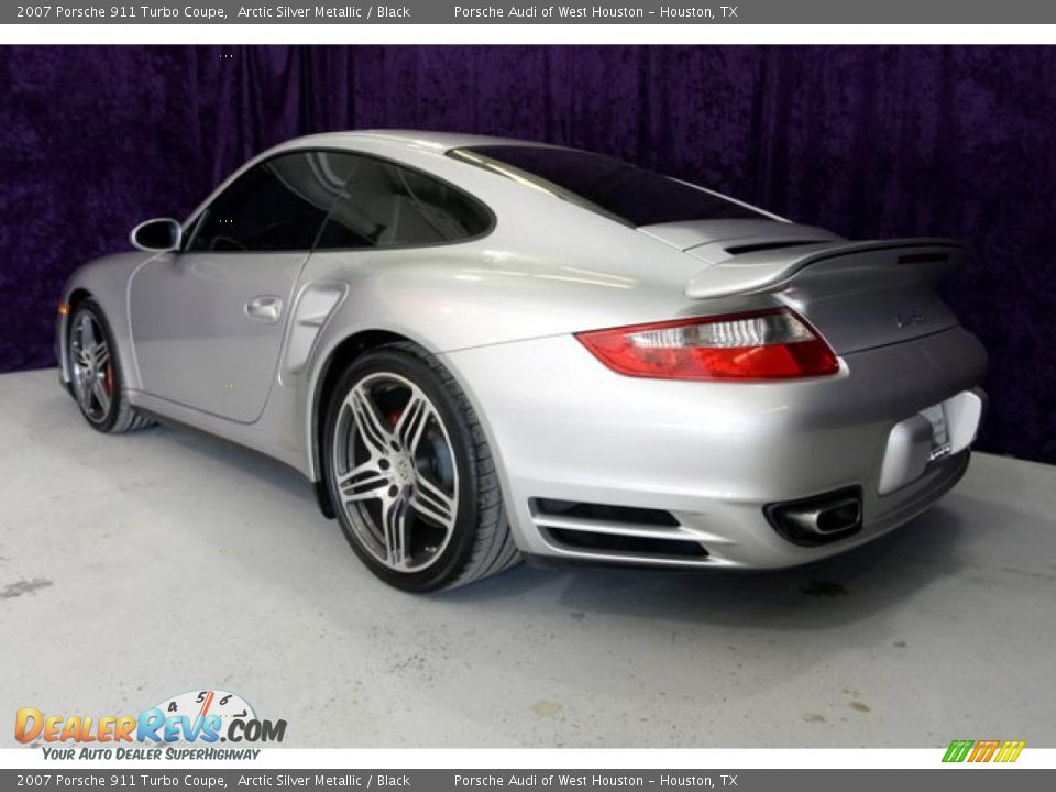 2007 Porsche 911 Turbo Coupe Arctic Silver Metallic / Black Photo #15