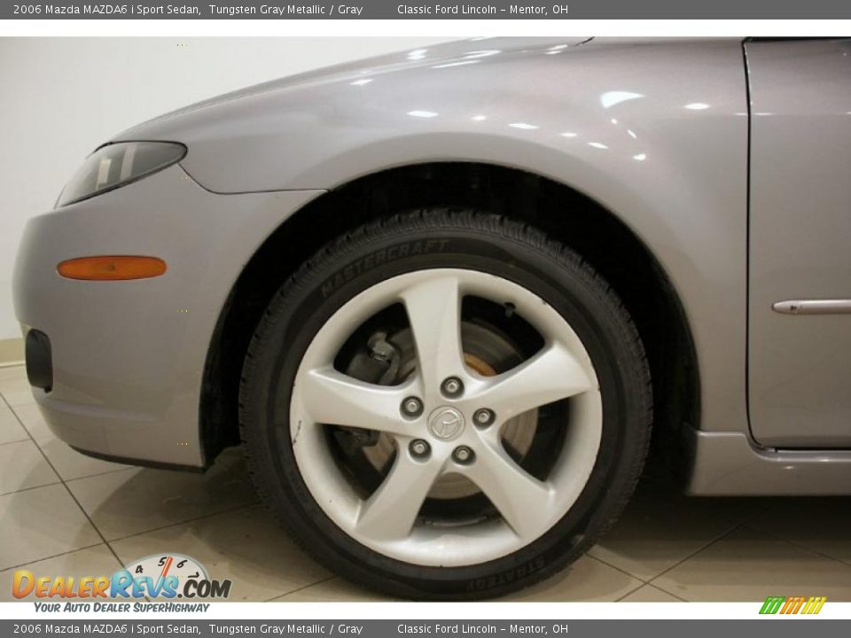 2006 Mazda MAZDA6 i Sport Sedan Tungsten Gray Metallic / Gray Photo #24