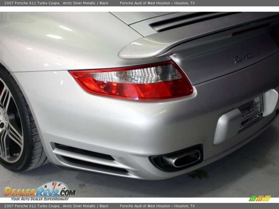 2007 Porsche 911 Turbo Coupe Arctic Silver Metallic / Black Photo #16