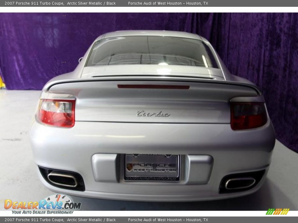 2007 Porsche 911 Turbo Coupe Arctic Silver Metallic / Black Photo #17