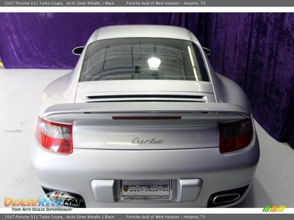 2007 Porsche 911 Turbo Coupe Arctic Silver Metallic / Black Photo #18