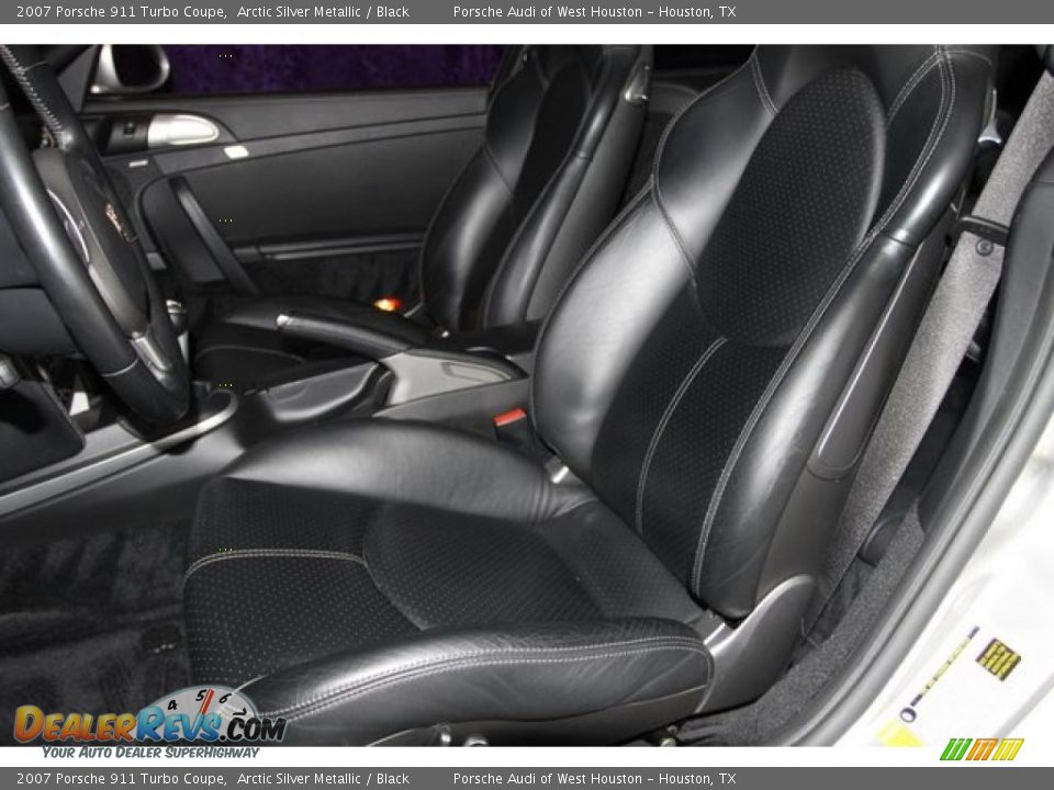 2007 Porsche 911 Turbo Coupe Arctic Silver Metallic / Black Photo #21