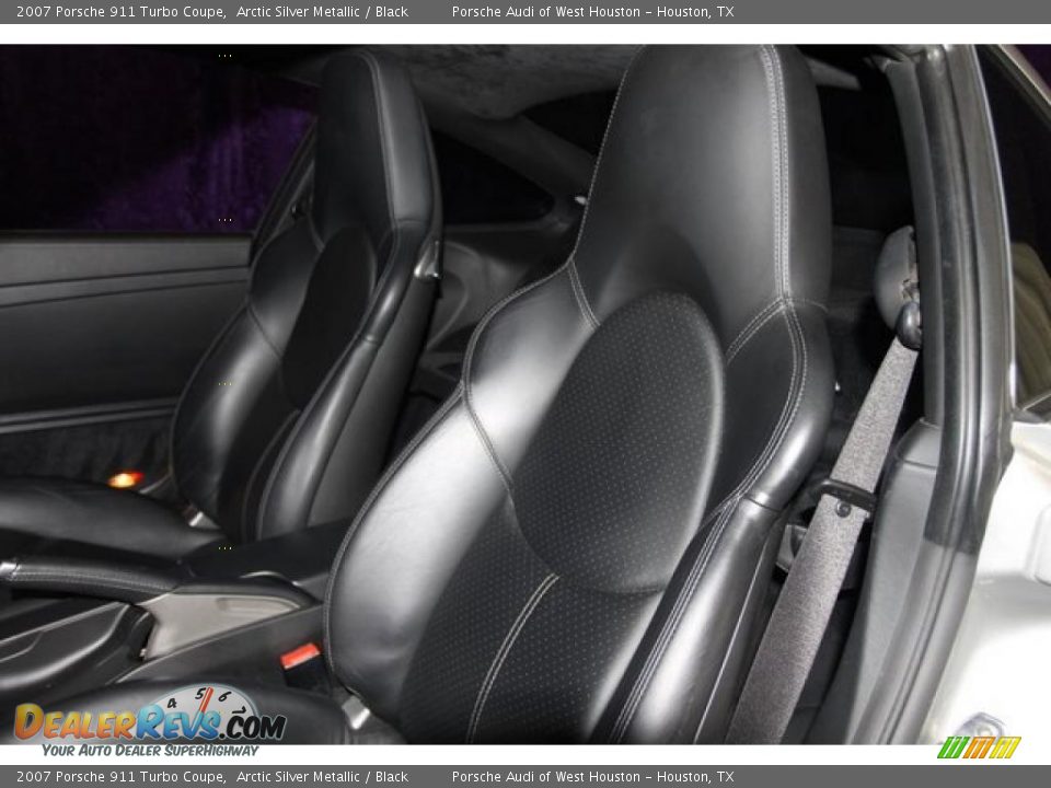 2007 Porsche 911 Turbo Coupe Arctic Silver Metallic / Black Photo #22