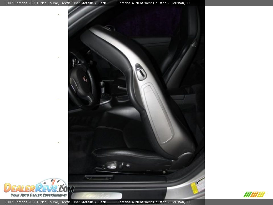 2007 Porsche 911 Turbo Coupe Arctic Silver Metallic / Black Photo #25