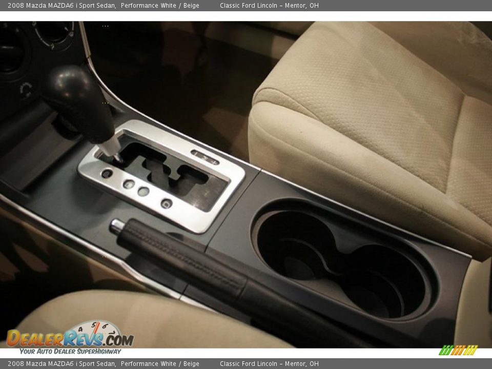 2008 Mazda MAZDA6 i Sport Sedan Performance White / Beige Photo #13