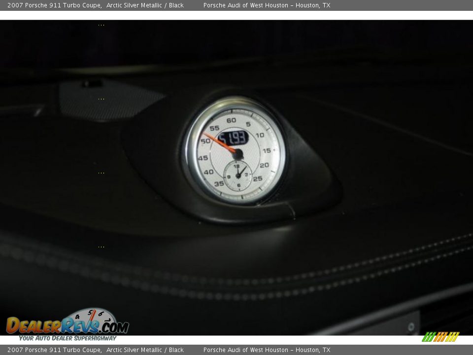2007 Porsche 911 Turbo Coupe Arctic Silver Metallic / Black Photo #33
