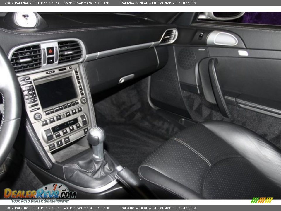 2007 Porsche 911 Turbo Coupe Arctic Silver Metallic / Black Photo #34