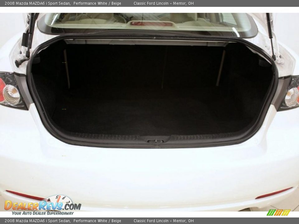 2008 Mazda MAZDA6 i Sport Sedan Performance White / Beige Photo #18
