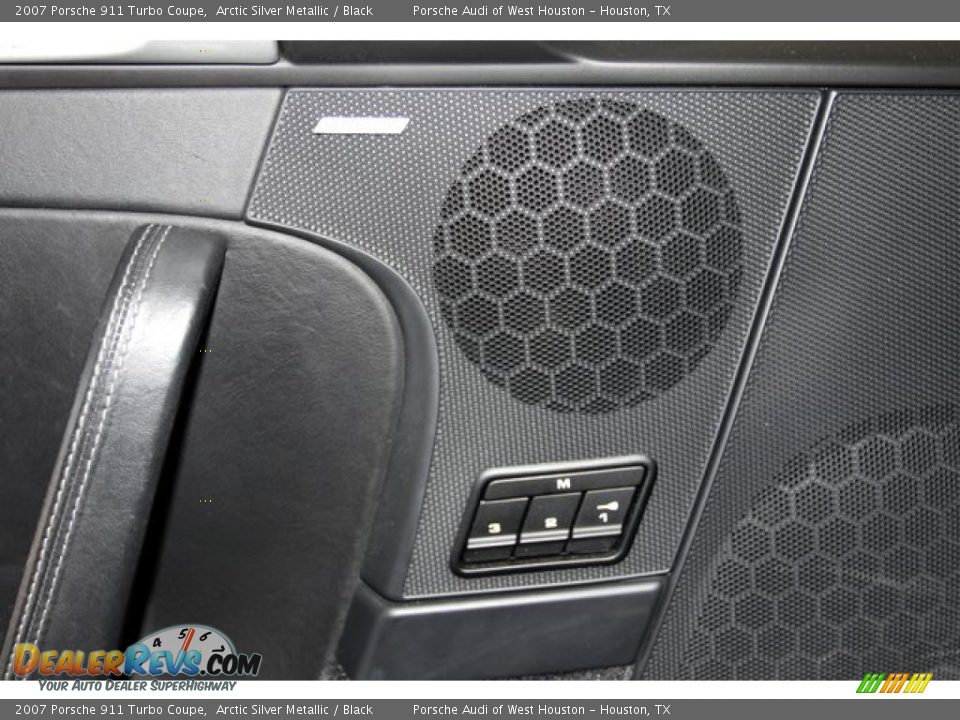 2007 Porsche 911 Turbo Coupe Arctic Silver Metallic / Black Photo #35