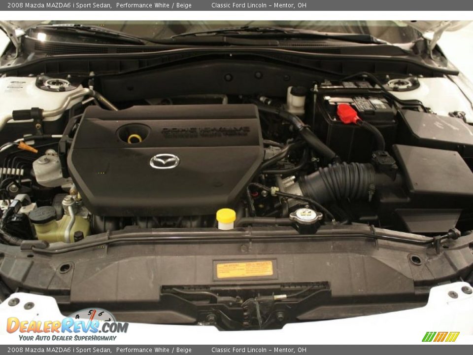 2008 Mazda MAZDA6 i Sport Sedan Performance White / Beige Photo #19