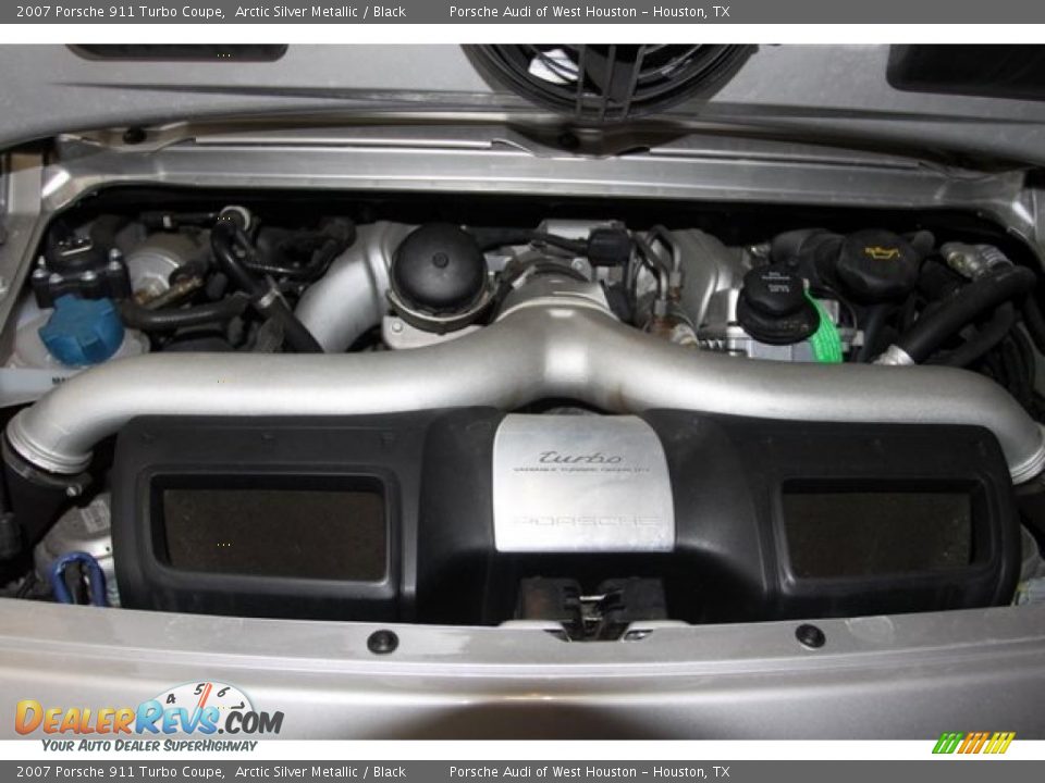 2007 Porsche 911 Turbo Coupe Arctic Silver Metallic / Black Photo #36