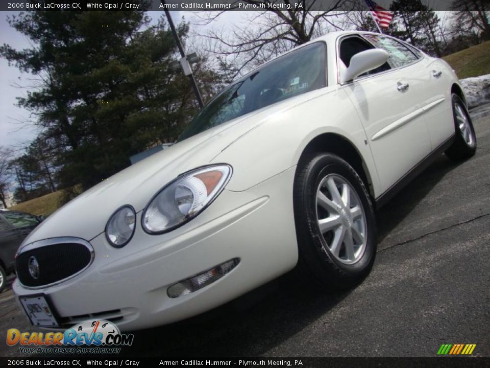 2006 Buick LaCrosse CX White Opal / Gray Photo #1