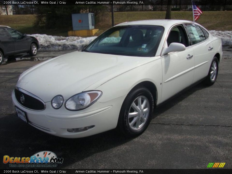 2006 Buick LaCrosse CX White Opal / Gray Photo #2