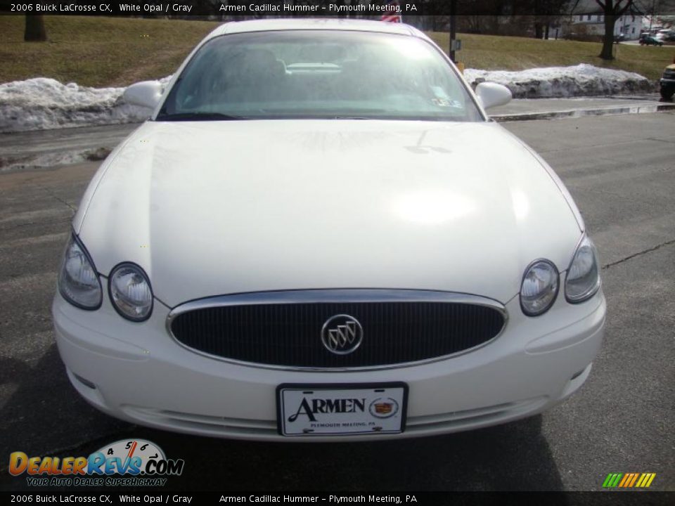 2006 Buick LaCrosse CX White Opal / Gray Photo #3