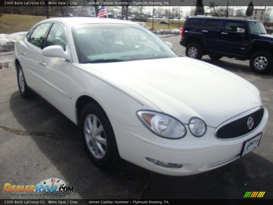2006 Buick LaCrosse CX White Opal / Gray Photo #4