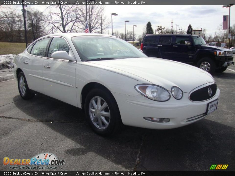 2006 Buick LaCrosse CX White Opal / Gray Photo #5