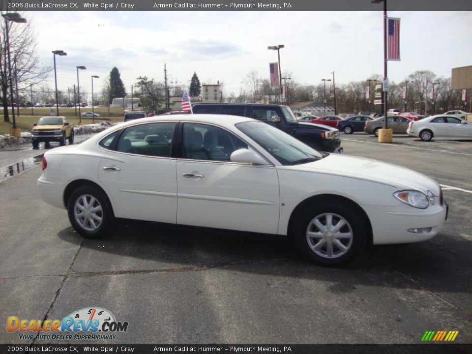 2006 Buick LaCrosse CX White Opal / Gray Photo #6