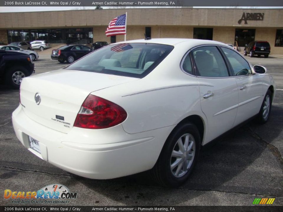 2006 Buick LaCrosse CX White Opal / Gray Photo #7