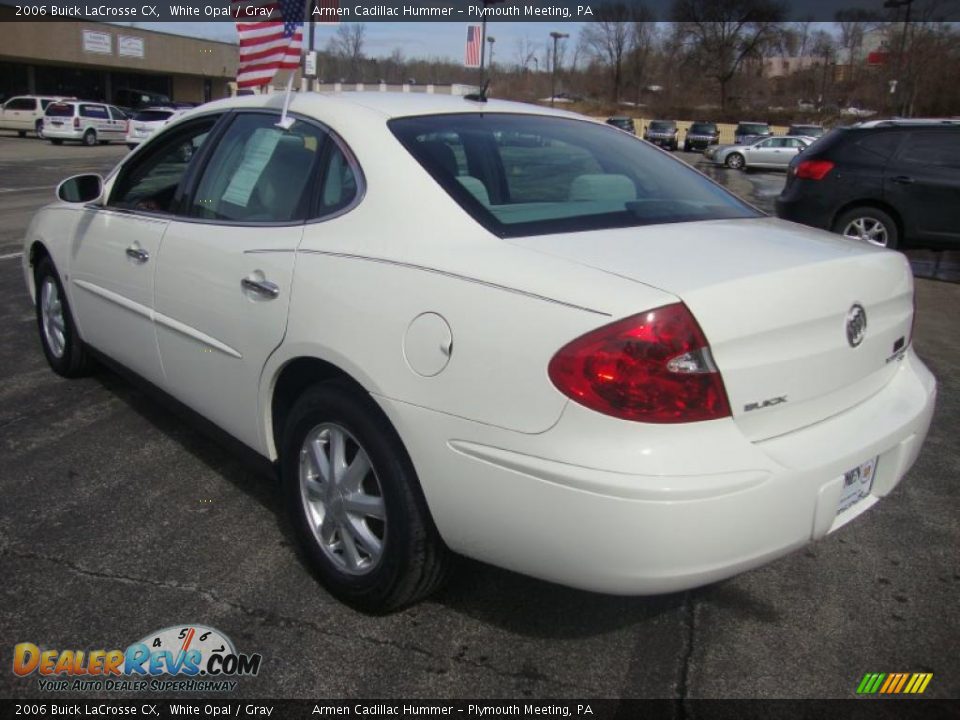 2006 Buick LaCrosse CX White Opal / Gray Photo #9