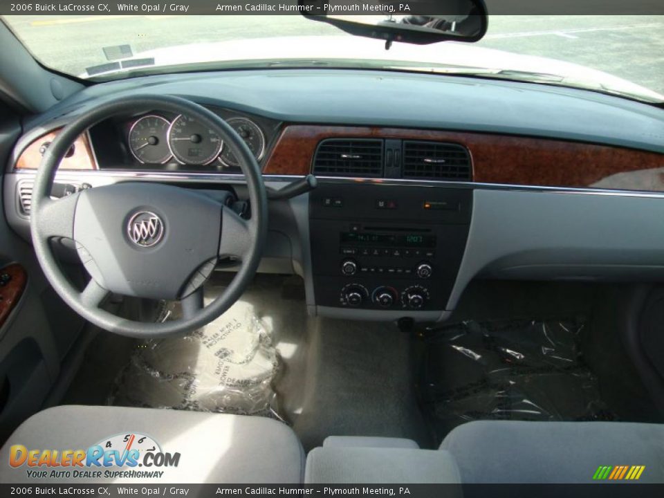 2006 Buick LaCrosse CX White Opal / Gray Photo #23