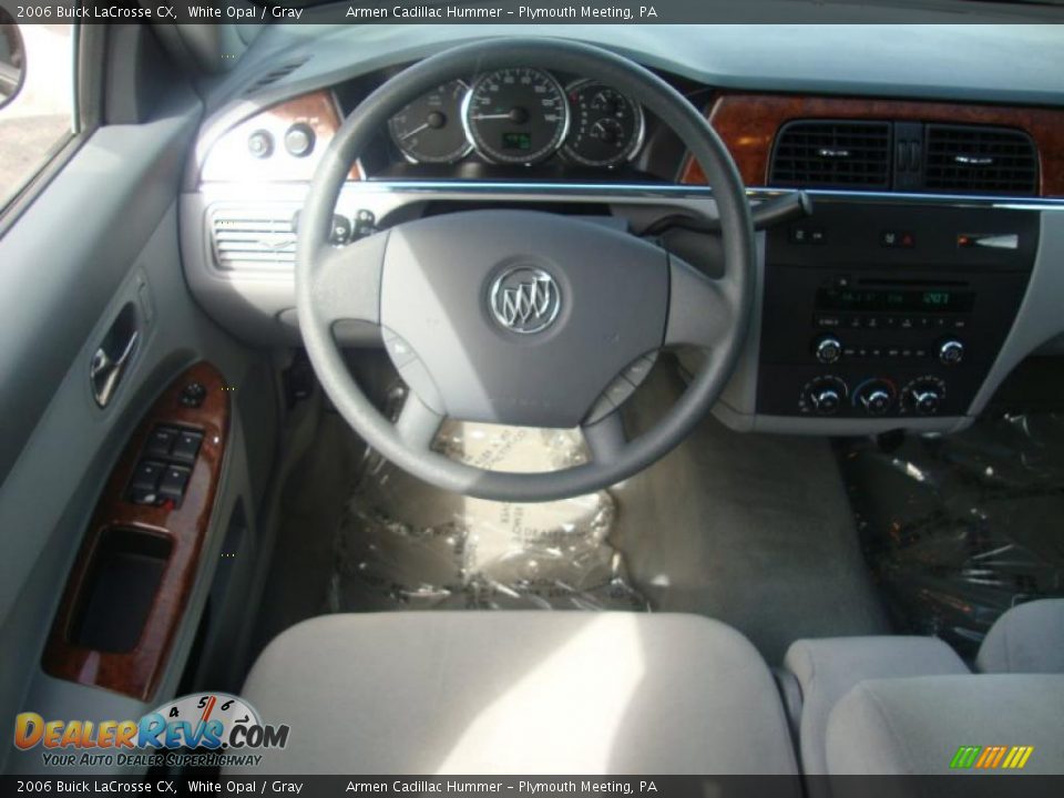 2006 Buick LaCrosse CX White Opal / Gray Photo #24