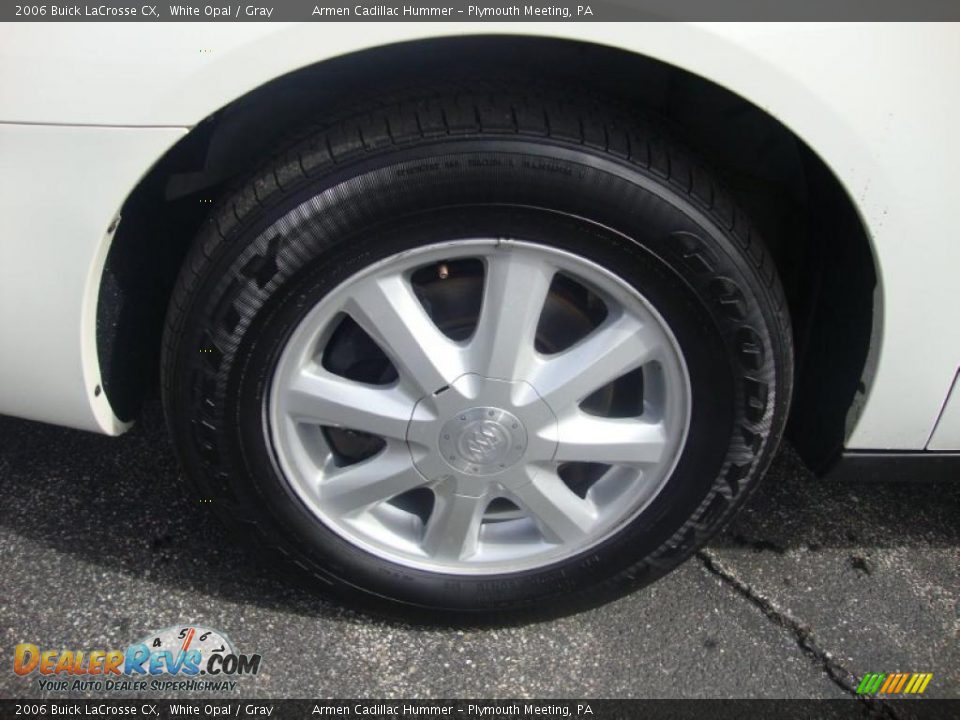 2006 Buick LaCrosse CX White Opal / Gray Photo #25