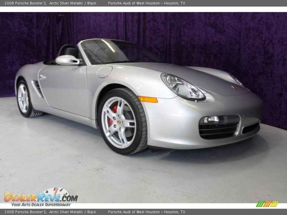 2008 Porsche Boxster S Arctic Silver Metallic / Black Photo #1
