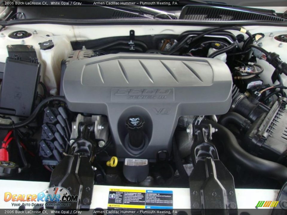 2006 Buick LaCrosse CX White Opal / Gray Photo #27