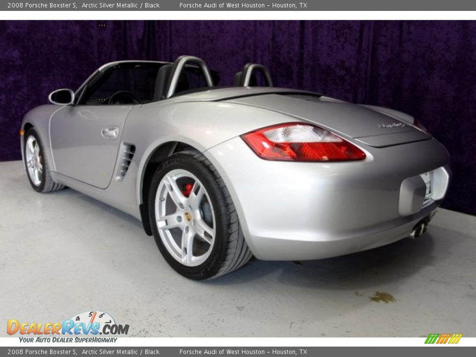 2008 Porsche Boxster S Arctic Silver Metallic / Black Photo #3