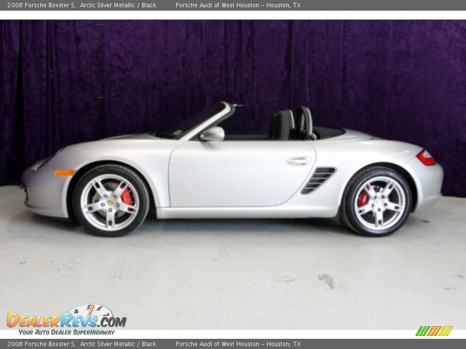 2008 Porsche Boxster S Arctic Silver Metallic / Black Photo #4