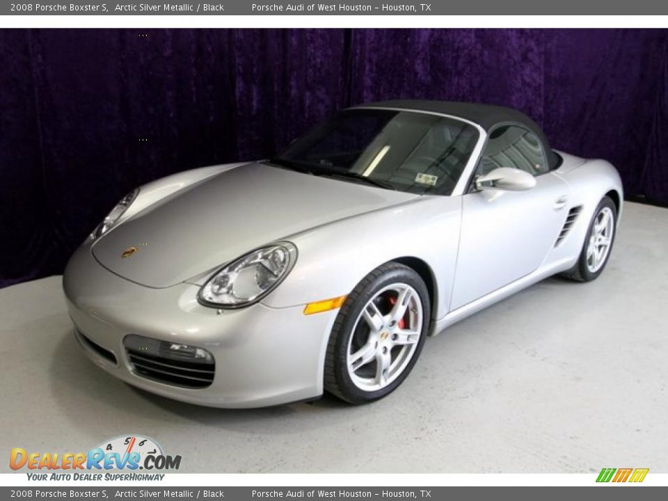2008 Porsche Boxster S Arctic Silver Metallic / Black Photo #5