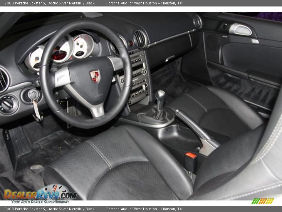 2008 Porsche Boxster S Arctic Silver Metallic / Black Photo #6