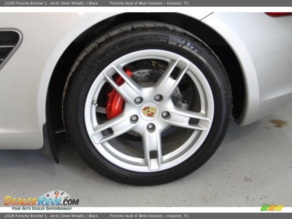 2008 Porsche Boxster S Arctic Silver Metallic / Black Photo #9