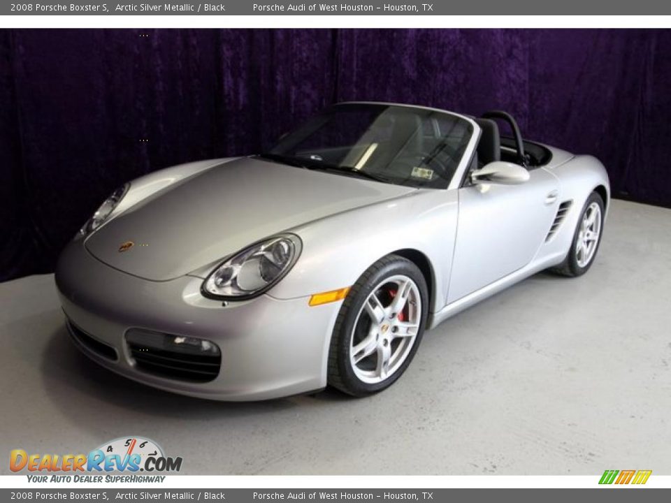 2008 Porsche Boxster S Arctic Silver Metallic / Black Photo #13