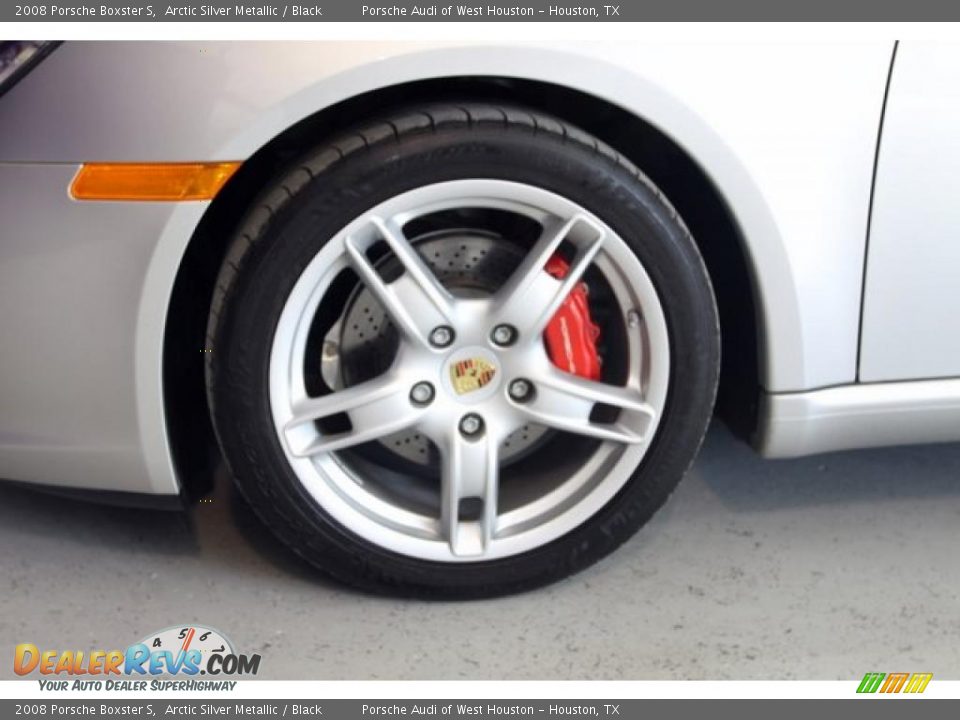 2008 Porsche Boxster S Arctic Silver Metallic / Black Photo #14