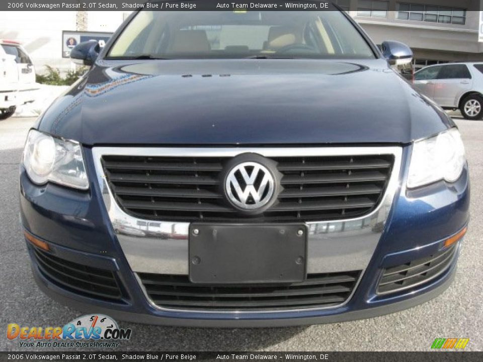 2006 Volkswagen Passat 2.0T Sedan Shadow Blue / Pure Beige Photo #4