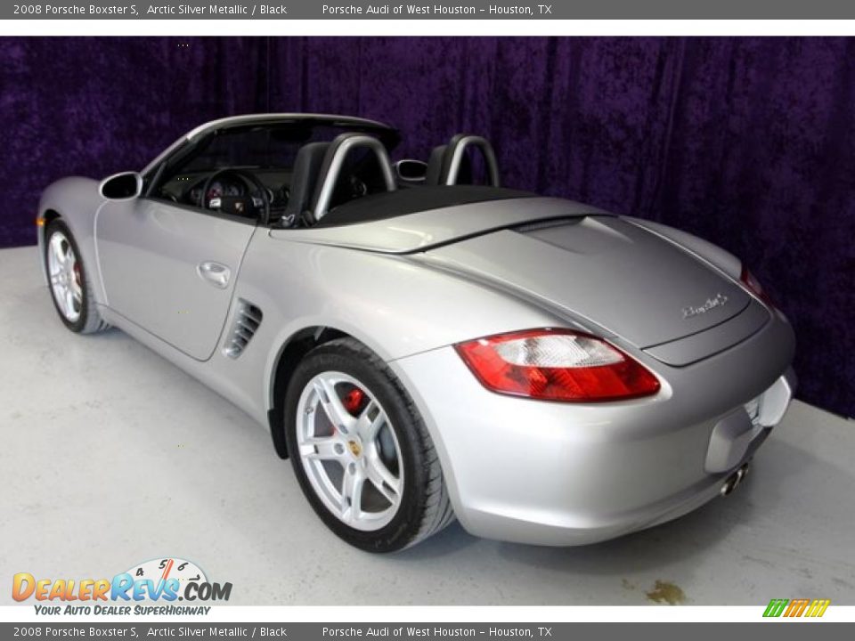 2008 Porsche Boxster S Arctic Silver Metallic / Black Photo #16