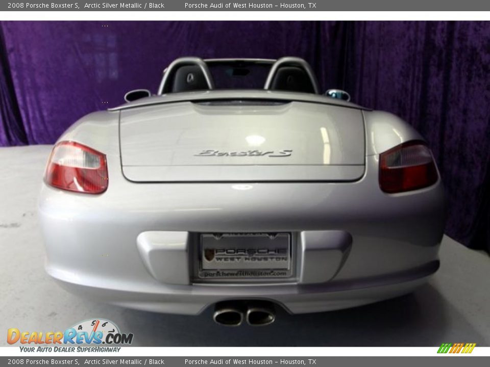 2008 Porsche Boxster S Arctic Silver Metallic / Black Photo #18