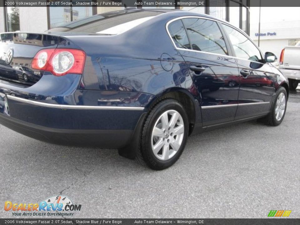 2006 Volkswagen Passat 2.0T Sedan Shadow Blue / Pure Beige Photo #7