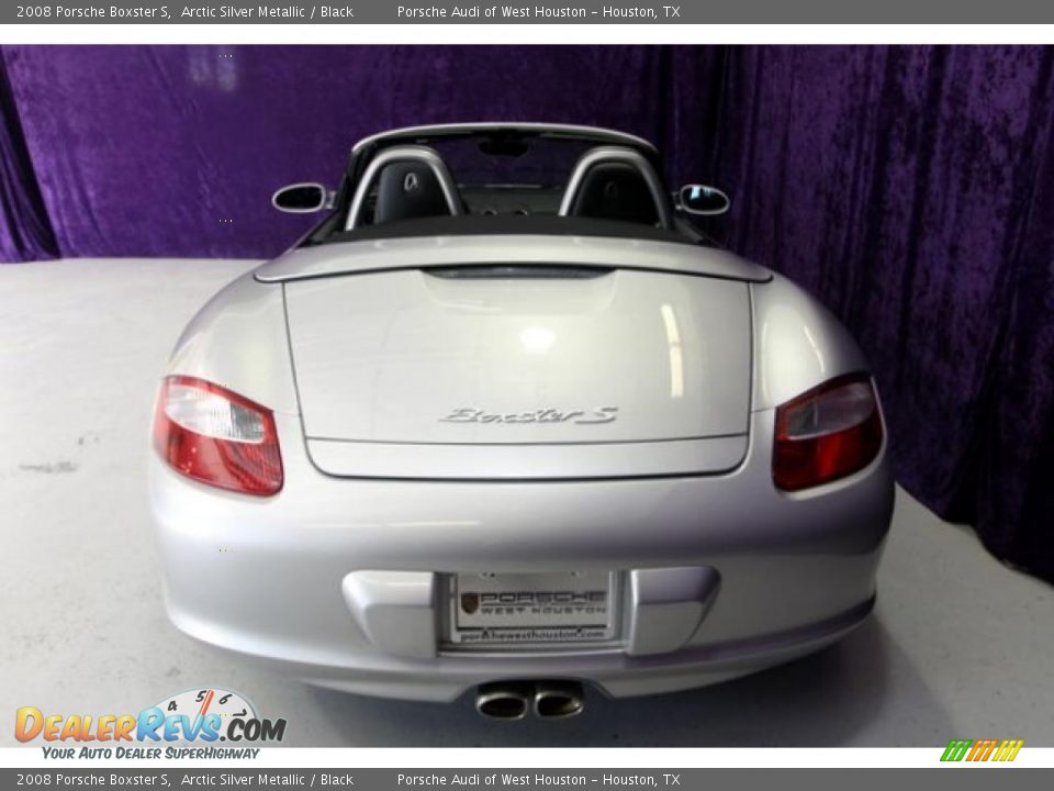 2008 Porsche Boxster S Arctic Silver Metallic / Black Photo #19