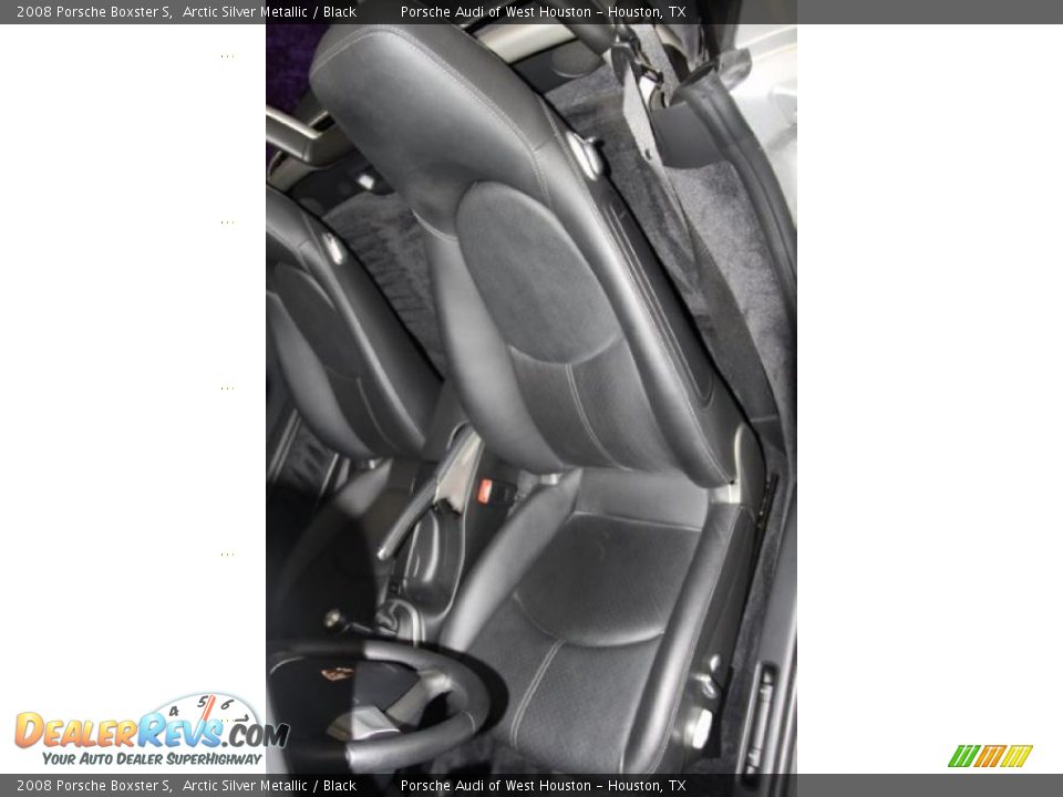 2008 Porsche Boxster S Arctic Silver Metallic / Black Photo #23