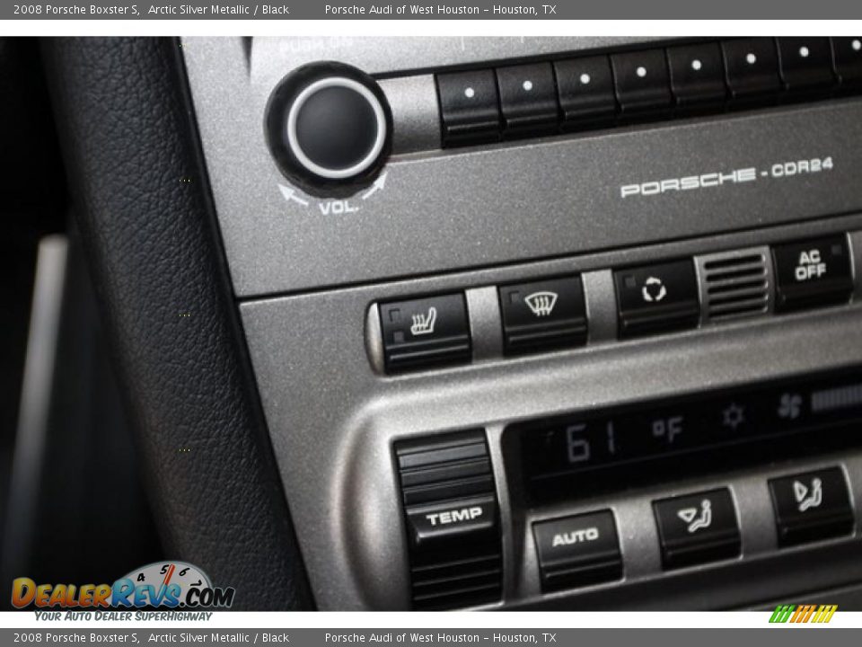 2008 Porsche Boxster S Arctic Silver Metallic / Black Photo #25