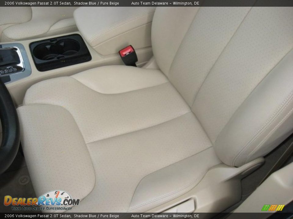 2006 Volkswagen Passat 2.0T Sedan Shadow Blue / Pure Beige Photo #14