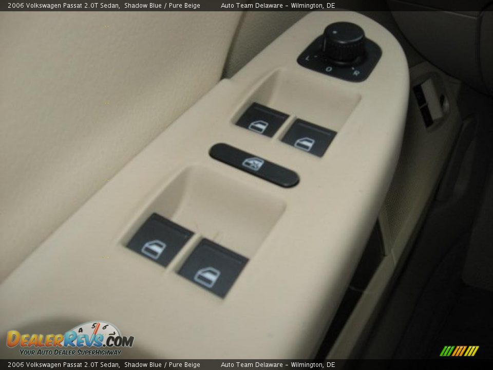 2006 Volkswagen Passat 2.0T Sedan Shadow Blue / Pure Beige Photo #15