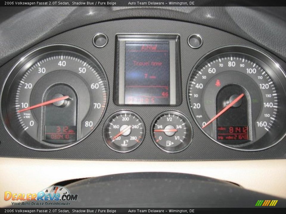2006 Volkswagen Passat 2.0T Sedan Shadow Blue / Pure Beige Photo #16