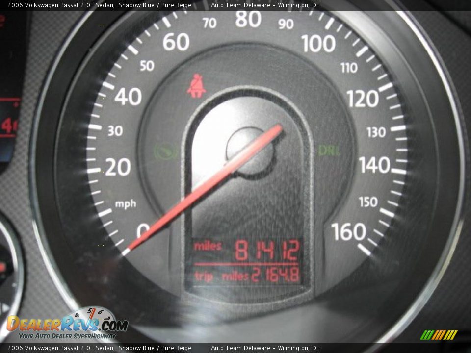 2006 Volkswagen Passat 2.0T Sedan Shadow Blue / Pure Beige Photo #17