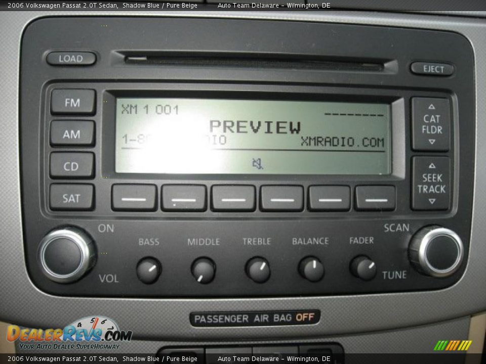 2006 Volkswagen Passat 2.0T Sedan Shadow Blue / Pure Beige Photo #18