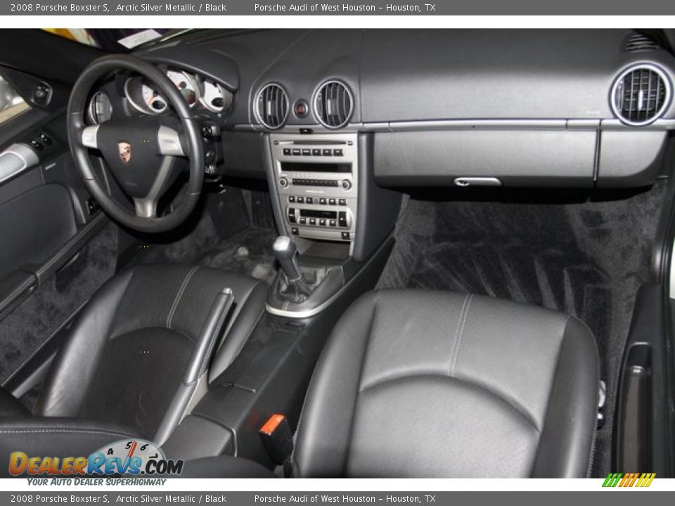 2008 Porsche Boxster S Arctic Silver Metallic / Black Photo #30