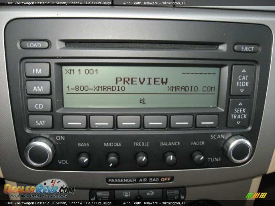 2006 Volkswagen Passat 2.0T Sedan Shadow Blue / Pure Beige Photo #19
